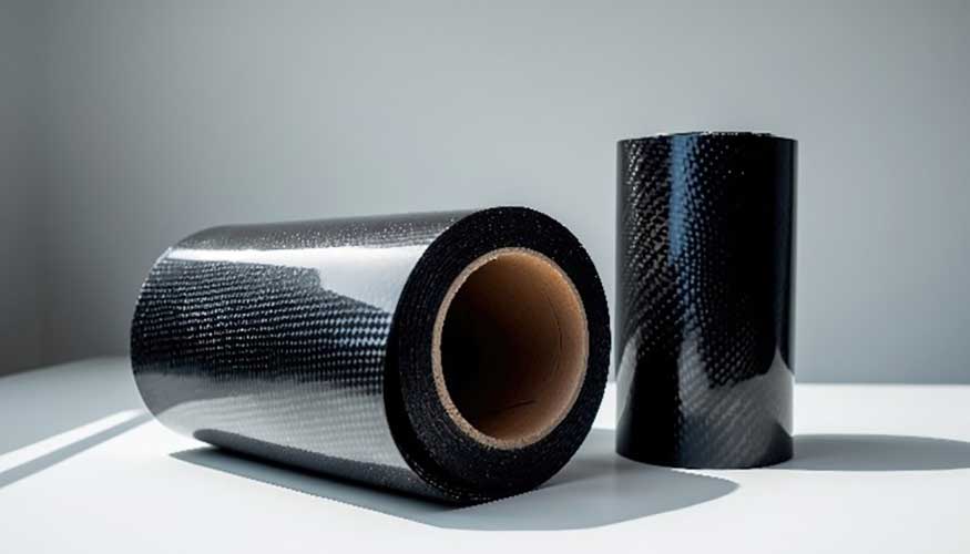 Rollos de preimpregnado de composite termoestable