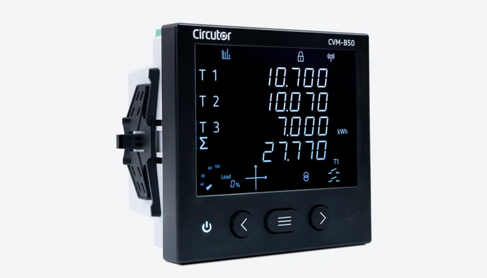 Analizador de red en panel CVM-B50 de Circutor