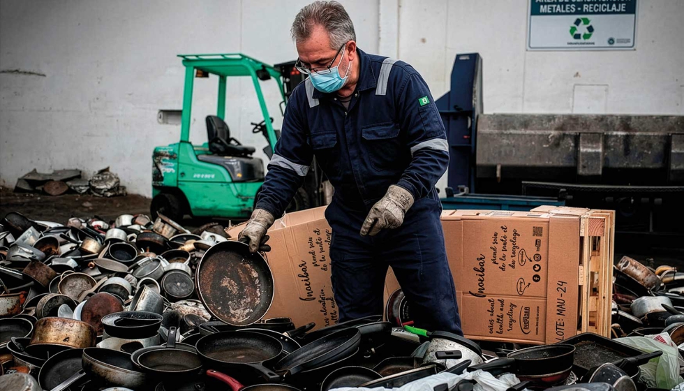 Inoxibar se encarga de la log�stica de retirada y el trasladado de los contenedores a la planta de reciclaje, donde los materiales se clasifican...