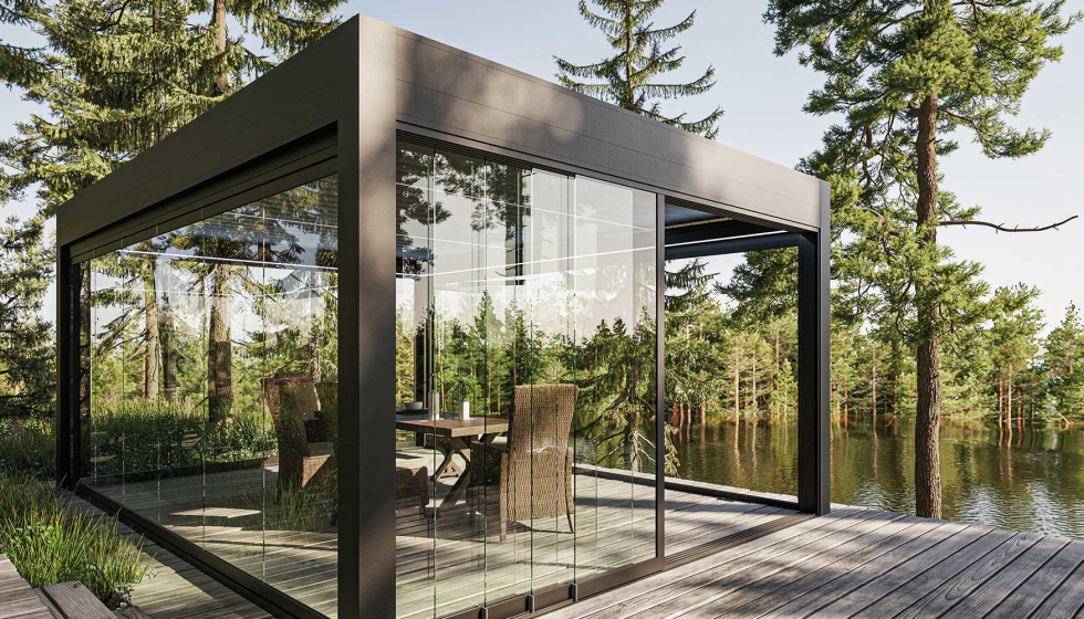 La combinaci�n de sistemas exteriores favorece una transici�n m�s fluida entre interior y exterior, aportando protecci�n y luminosidad...