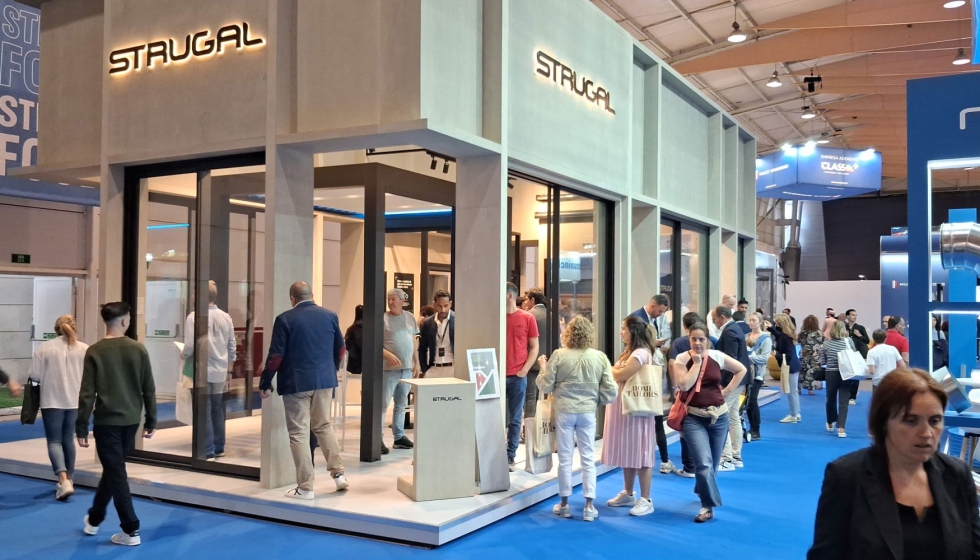 El stand de la compa��a se consolid� como punto de encuentro para arquitectos, instaladores, distribuidores y promotores...