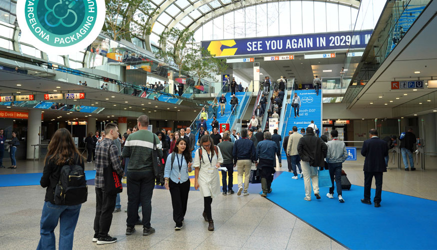 Visitantes y profesionales del sector durante la celebraci�n de Interpack 2026