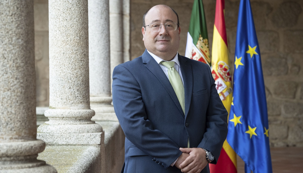 Juan Jos� Garc�a, consejero de Agricultura, Ganader�a y Medio Natural de la Junta de Extremadura