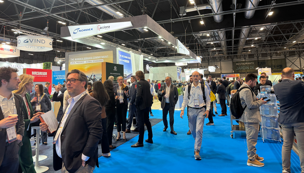 El �rea expositiva de WindEurope alcanz� cifras r�cord, con m�s de 620 expositores