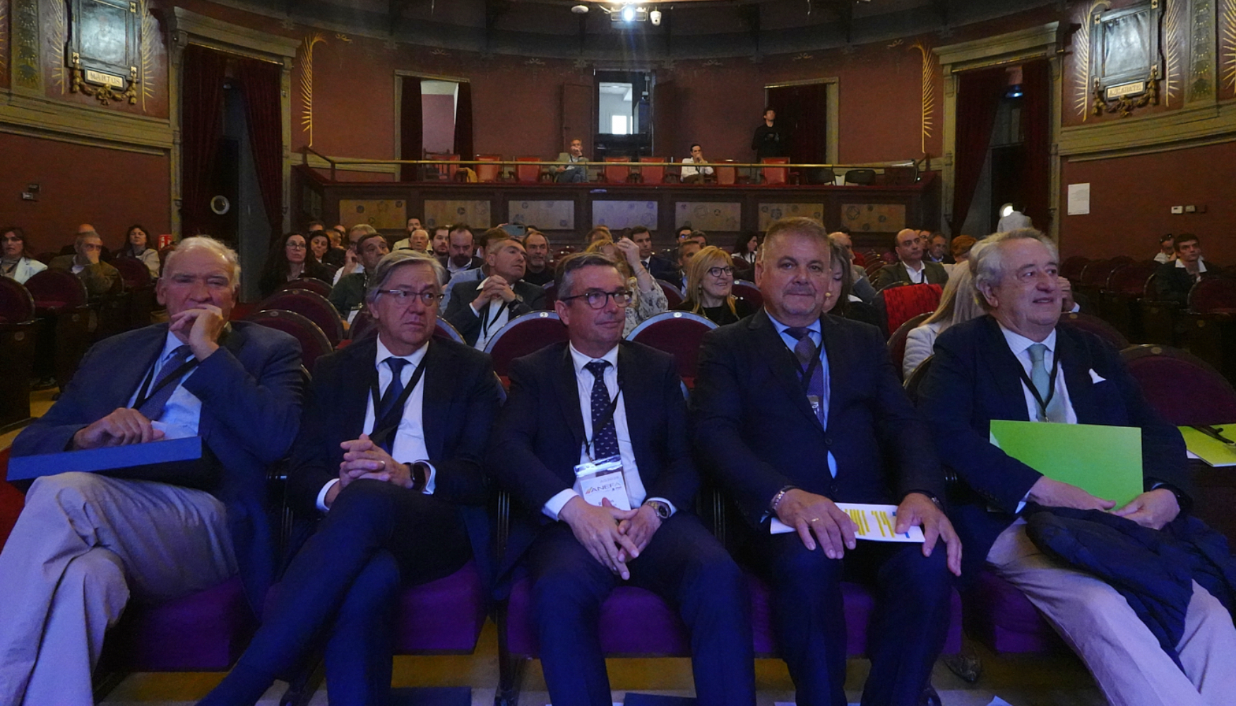 De izquierda a derecha: Cipriano G�mez, Javier Andrada, Ram�n Ruberte, Santiago S�nchez y Javier Targhetta