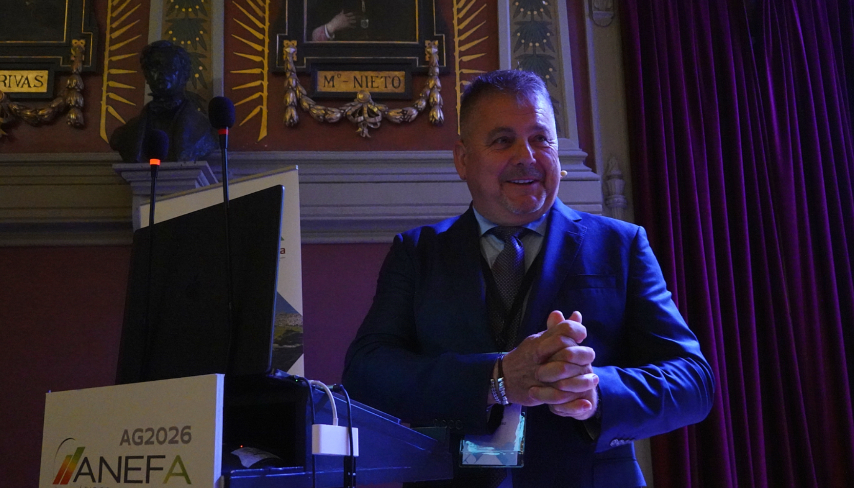 Santiago S�nchez, presidente de Anefa