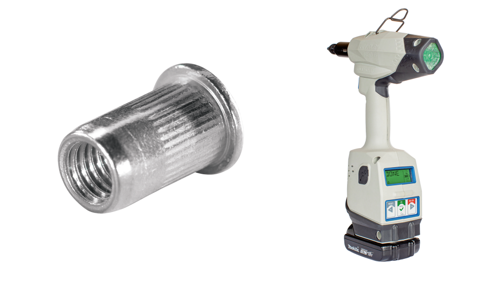 Tuerca remachable Rivkle y remachadora Rivkle Neo B109