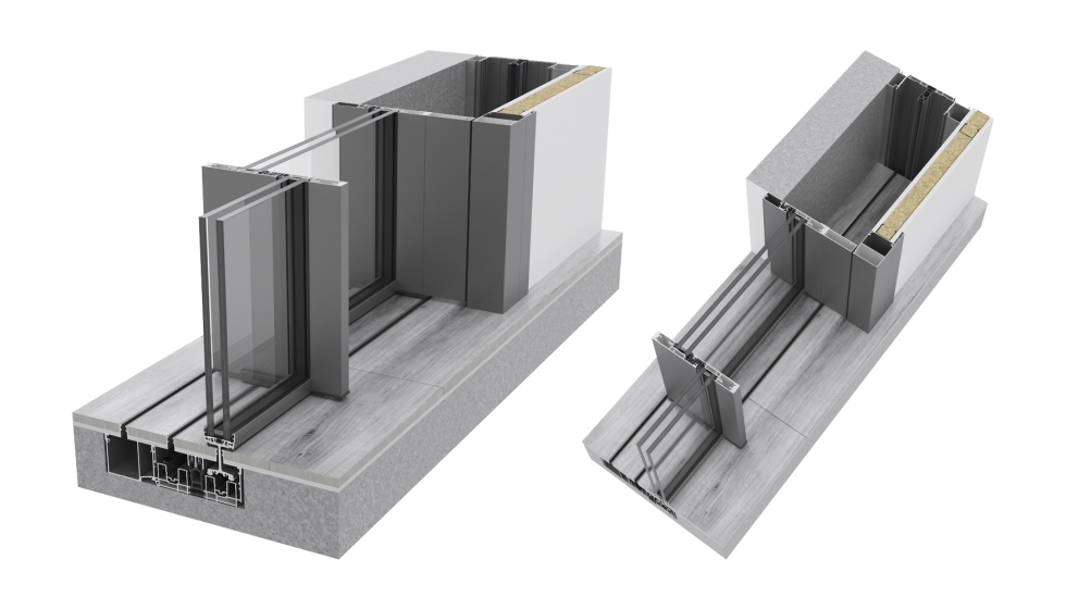 Detalles de la configuraci�n galandage de la CRS-140. Exlabesa Building Systems, S. A. U