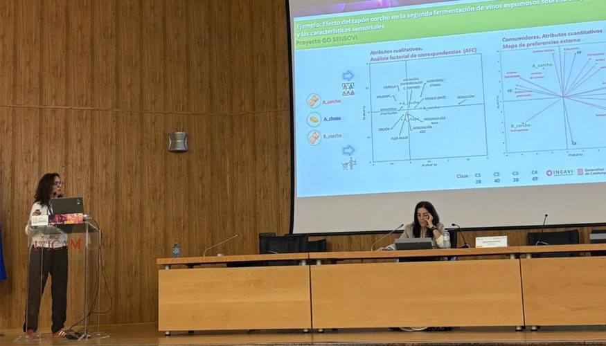 Anna Gomis, responsable del Panel de Cata, durante su presentaci�n