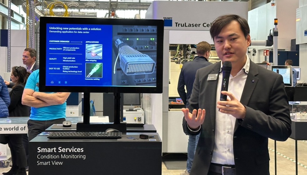 Woo-Sik Chung, responsable de la nueva soluci�n de soldadura l�ser en Trumpf...