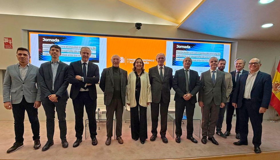 Presentaci�n de la declaraci�n conjunta para una nueva Ley de Industria