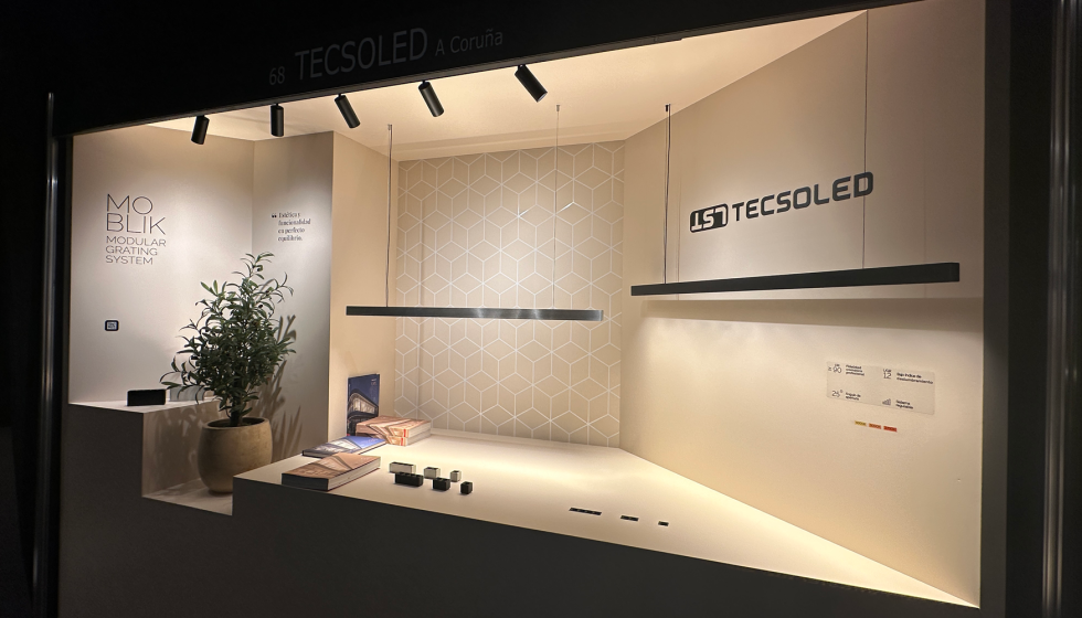 Imagen del stand de Tecsoled en Architect@Work Madrid