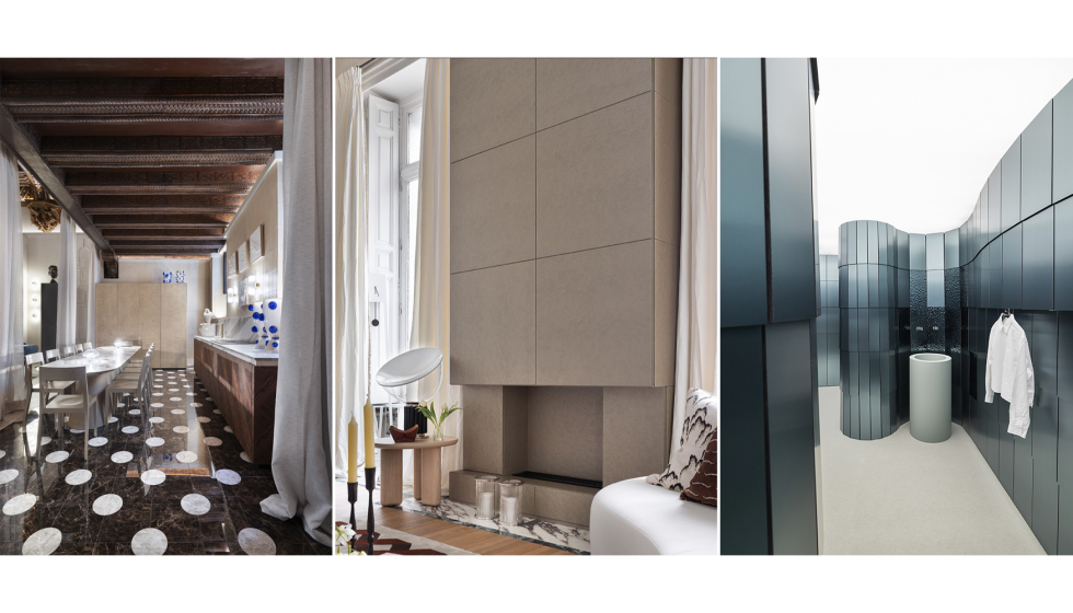 Izquierda: Cocina realizada y montada por Cocinas R�o con mobiliario de madera de Mogno Woods...