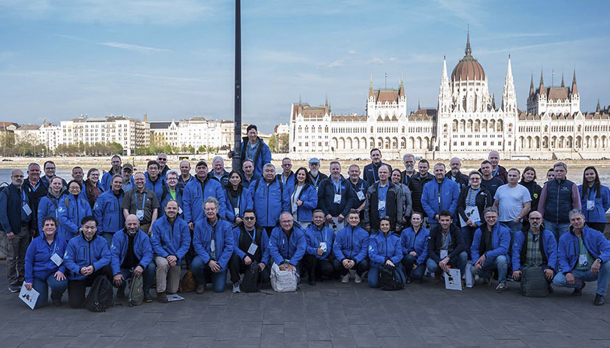 Foto de familia de los participantes en el XVI Taller de Unificaci�n de Criterios entre Calificadores de raza Frisona-Holstein...