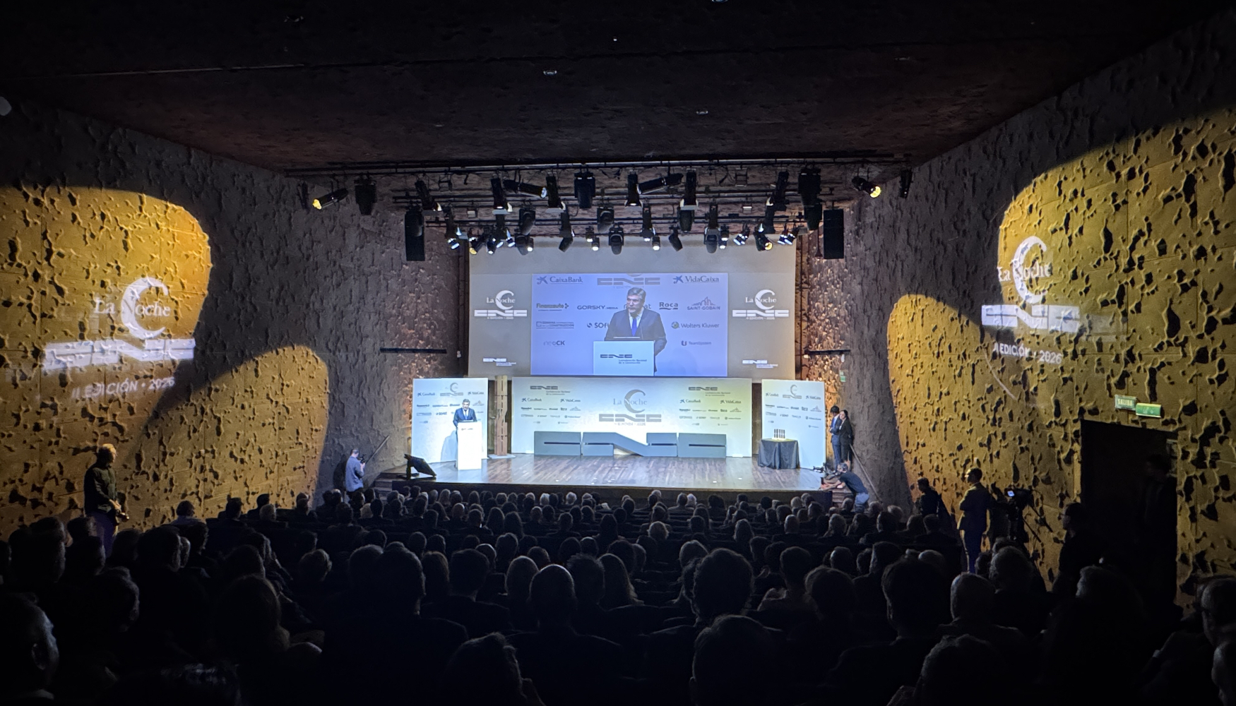 Vista general del auditorio de CaixaForum Madrid donde se celebr� la gala