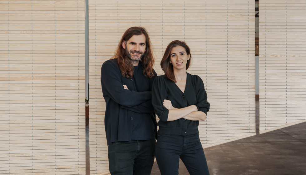 Pau Sarquella y Diana Us�n, creadores de Persiana Barcelona