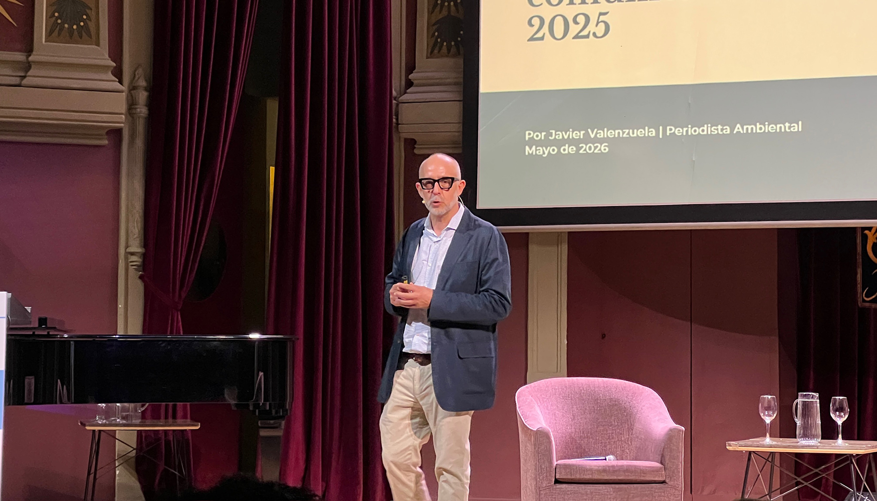 El periodista ambiental Javier Valenzuela present� las conclusiones del estudio sobre la aparici�n de la miner�a en medios de comunicaci�n en 2025...