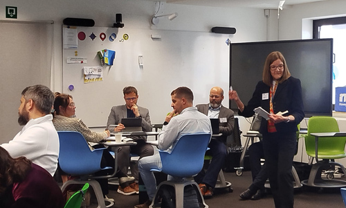 Sesi�n del European Dialogue Lab. Elaboraci�n propia (INTEF). Licencia CC BY-SA
