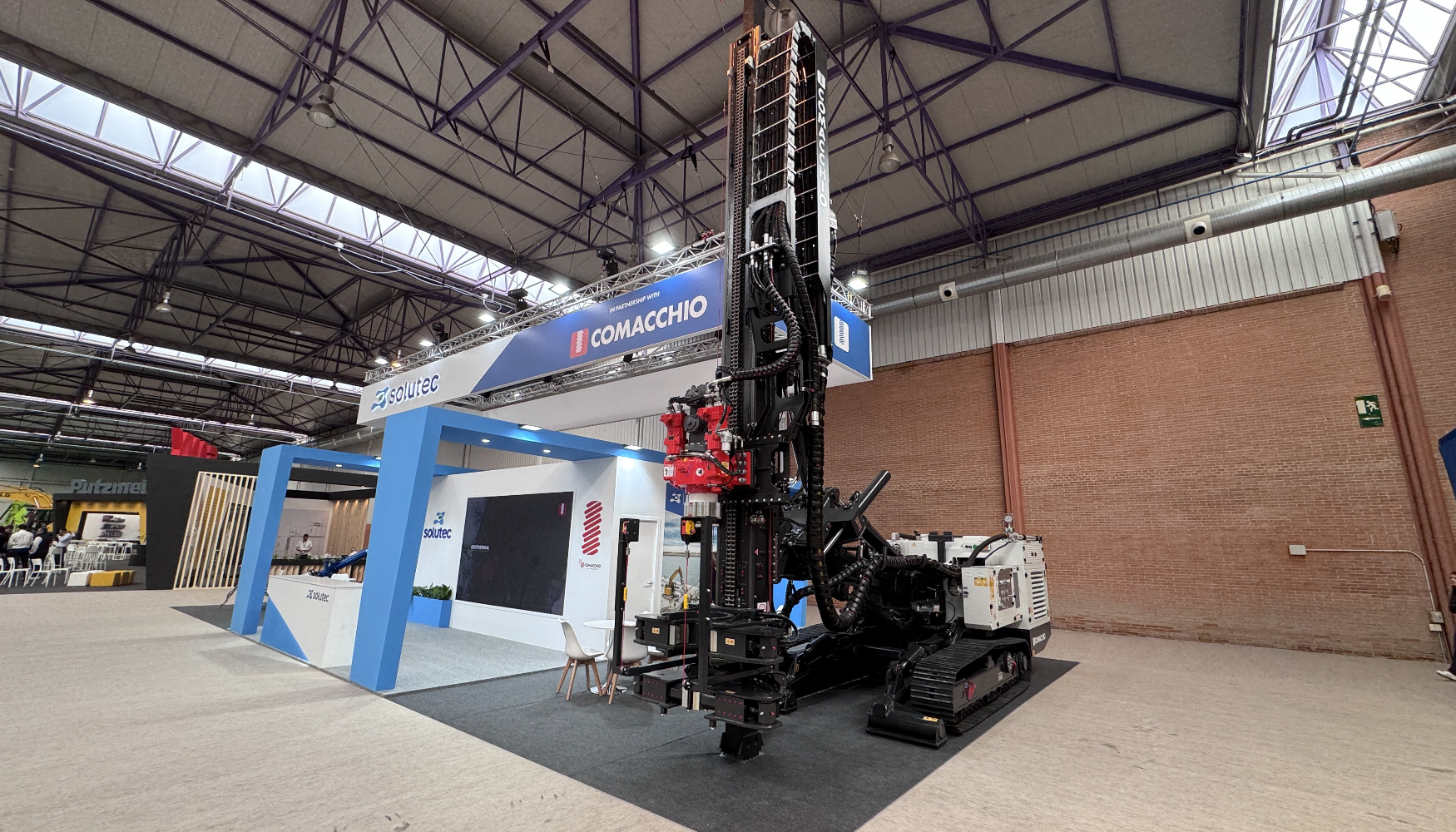 Stand de Solutec en Smopyc 2026 con la Comacchio MC 15P en primer t�rmino