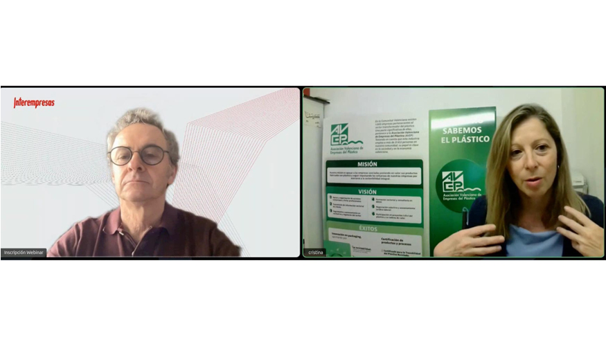 Ibon Linacisoro, director del �rea industrial de Interempresas y Cristina Monge