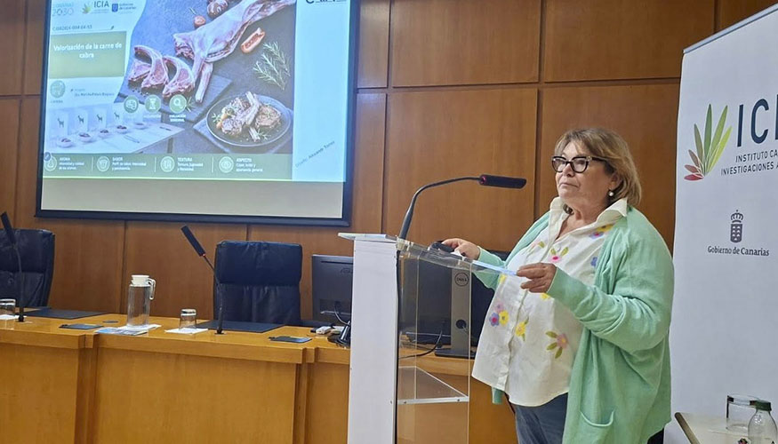 Intervenci�n de Marichu Fresno Baquero sobre la valorizaci�n de la carne de cabra