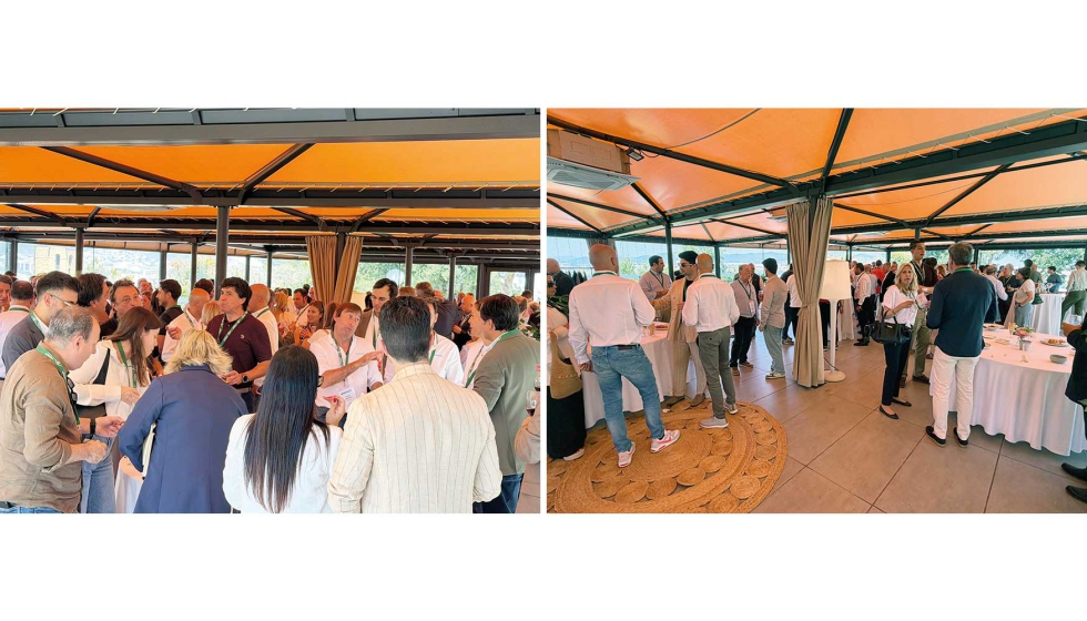 Durante el catering, los amig@s del sector pudieron disfrutar de la conversaci�n mientras tomaban el almuerzo