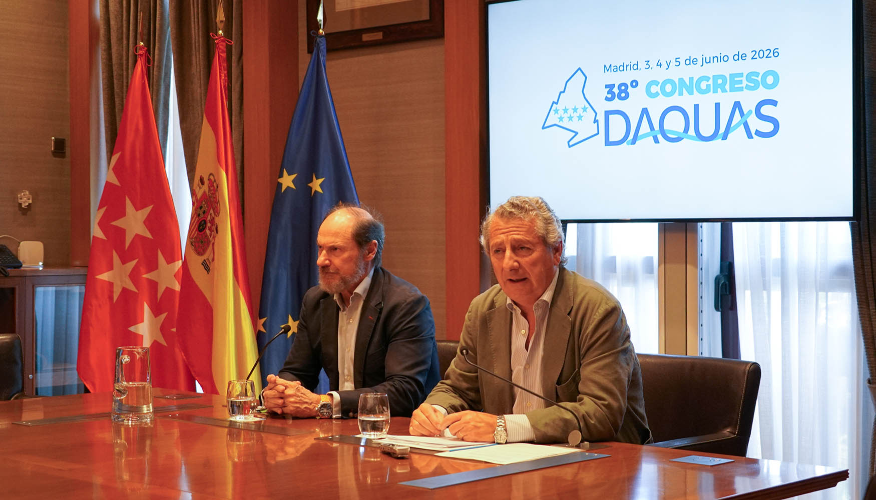 Maza, se�al� que el congreso incluir� un bloque internacional titulado 'El futuro del agua se juega en Europa', en el que participar�, entre otros...