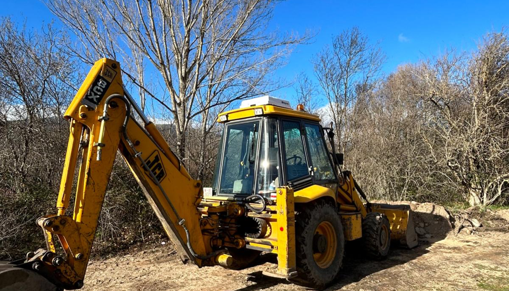 Retrocargadora JCB con soluci�n de climatizaci�n en cabina de Bergstrom