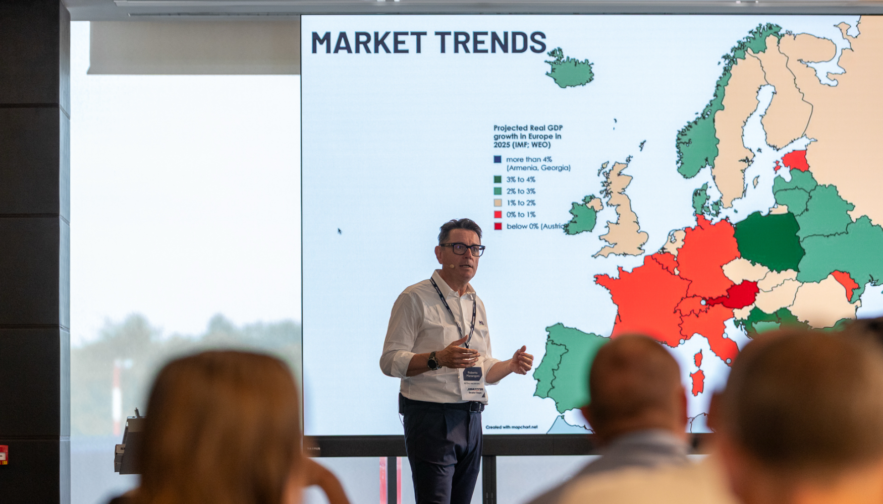 Intervenciones de Roberto Marangoni, director global de Marketing y Ventas Internacionales en Multitel