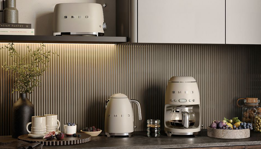 Peque�os electrodom�sticos de Smeg con el nuevo acabado Moonlight