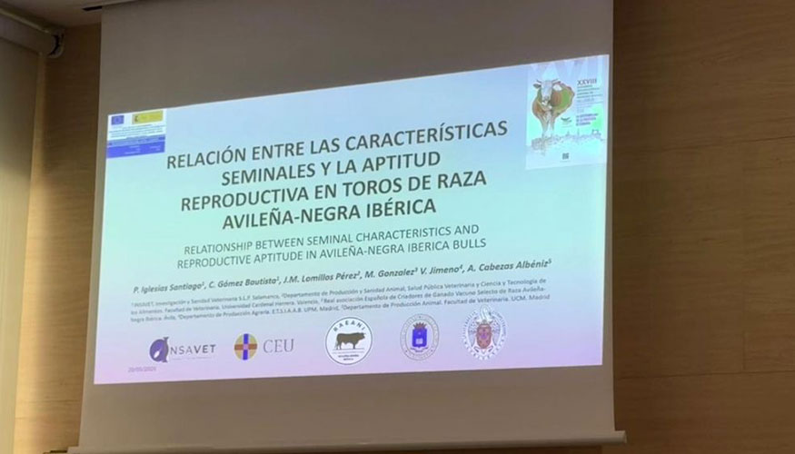 Presentaci�n de la ponencia en el Congreso de Anembe