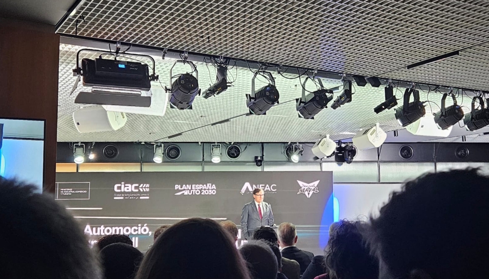 El president de la Generalitat de Catalunya, Salvador Illa, durante la apertura institucional del Plan Auto 2030 en Casa Cupra...
