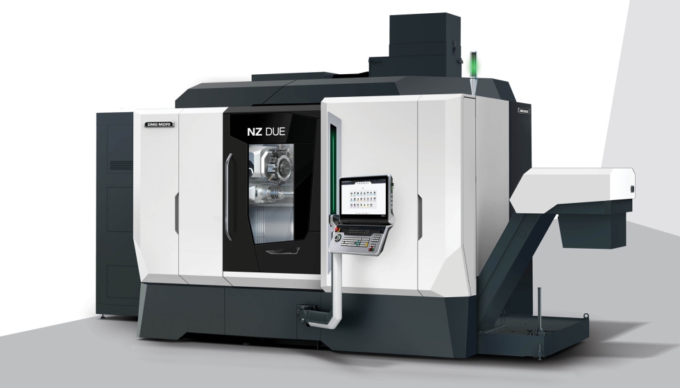 Las m�quinas de torneado de producci�n, como las de las series DMG MORI SPRINT o NZ...