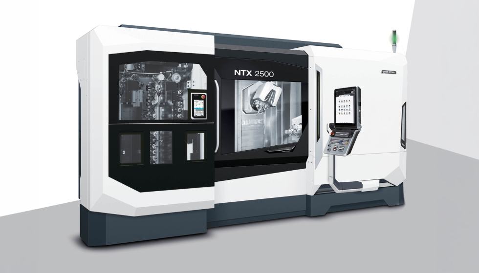 NTX 2500 3� generaci�n de DMG MORI: mecanizado completo en las seis caras en una sola configuraci�n para una m�xima precisi�n y productividad...