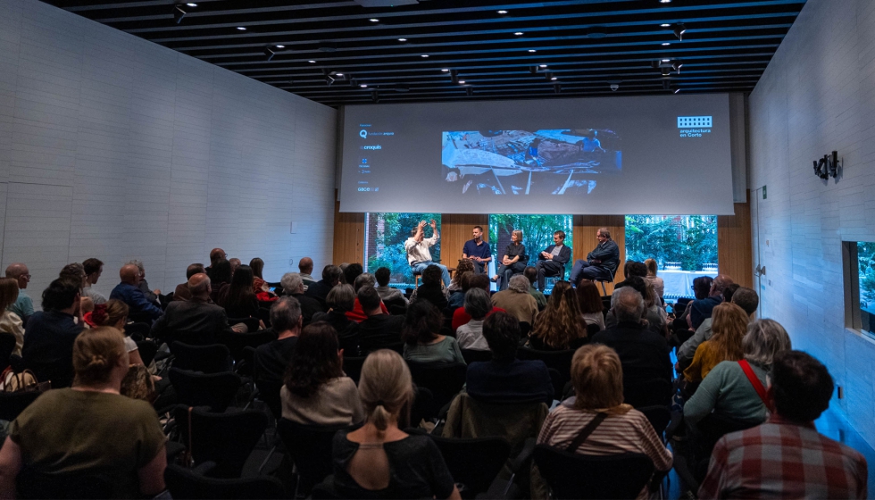 Proyecci�n del documental el Quijote de Alella en la Fundaci�n Arquia, Madrid. � Jaime Erice