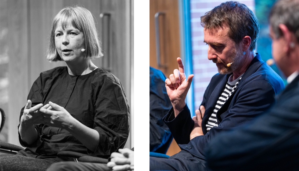 De izquierda a derecha: Anna Bach y Eugeni Bach. � Jaime Erice
