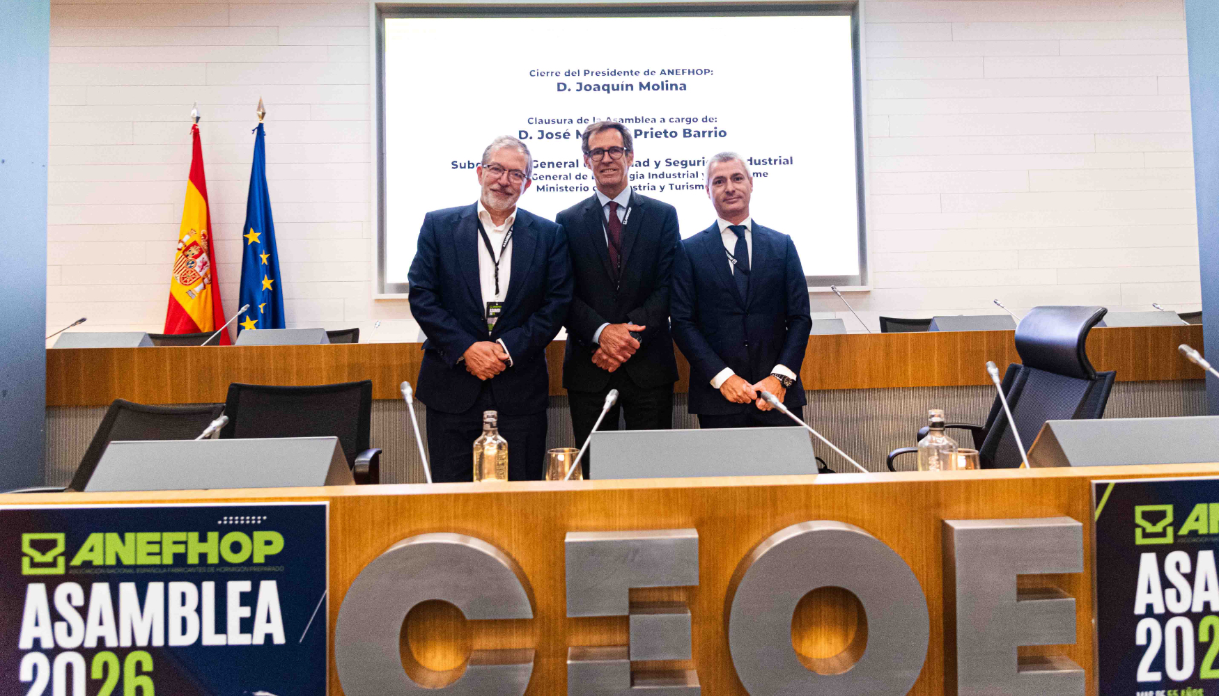 Seg�n los datos presentados en la Asamblea, la producci�n nacional de hormig�n preparado super� los 30 millones de metros c�bicos...