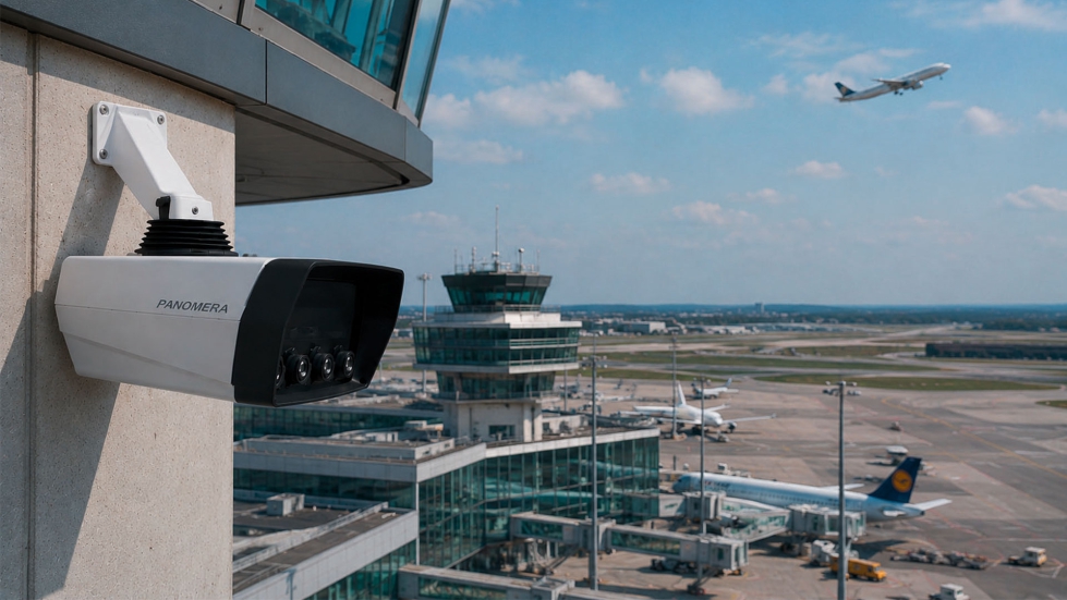 La nueva Panomera� S4 Skyview enriquece la gama de soluciones de Dallmeier para aeropuertos. Foto: Dallmeier