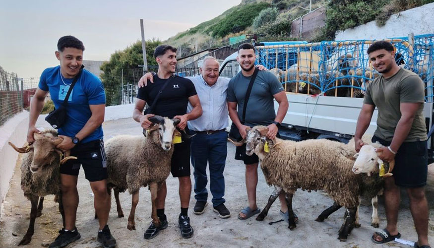 Visita de los ganaderos de raza Loje�a a Marruecos