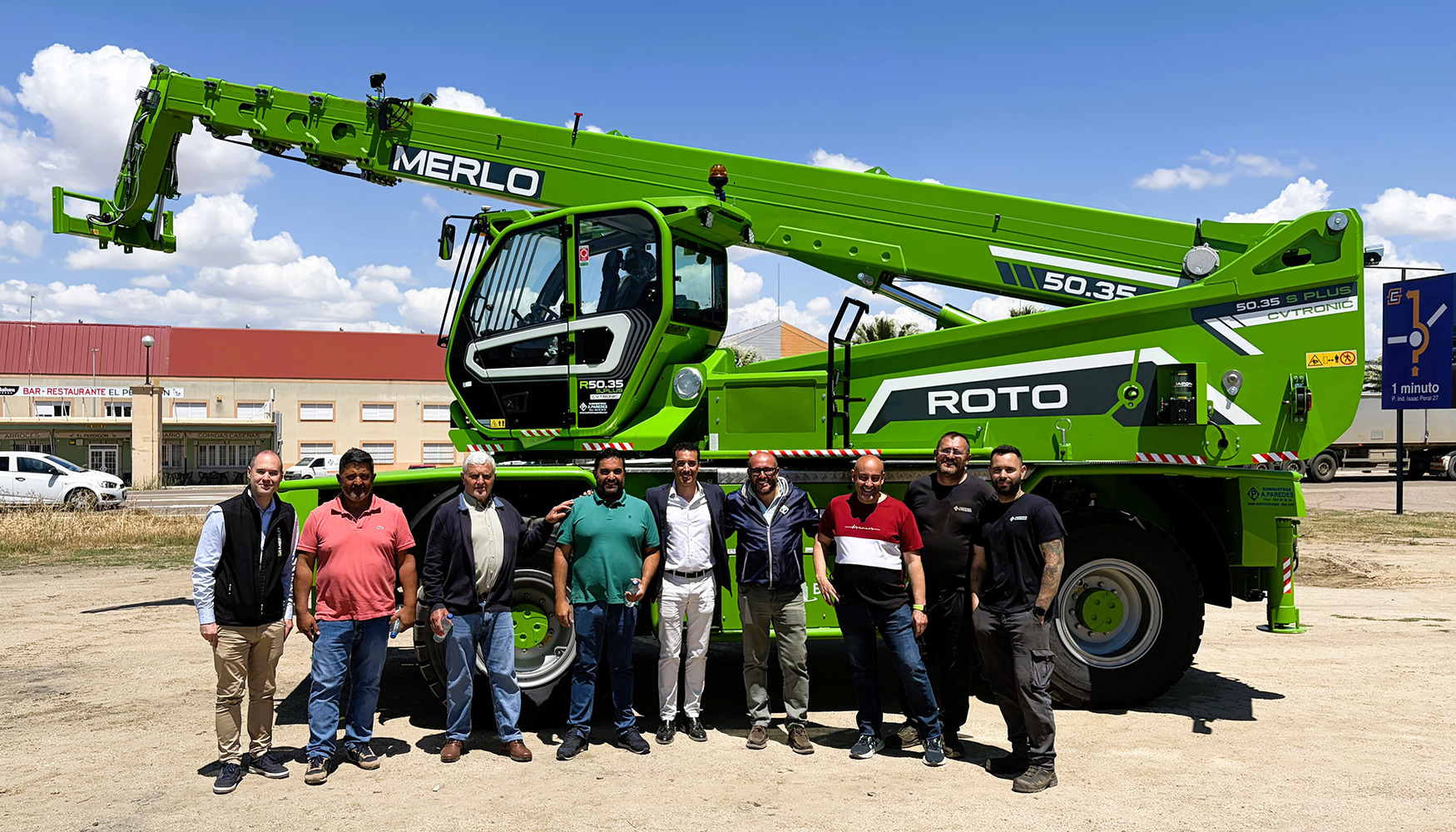 Entrega de la Roto 50.35 SPLUS a Construcciones Ben�tez Gil