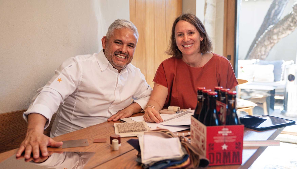 'El bar en casa' ha sido dise�ado conjuntamente por la interiorista Olga Pajares y el chef Nandu Jubany