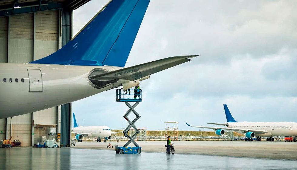 La operaci�n incorpora capacidades de desmontaje, almacenamiento y distribuci�n de componentes aeron�uticos