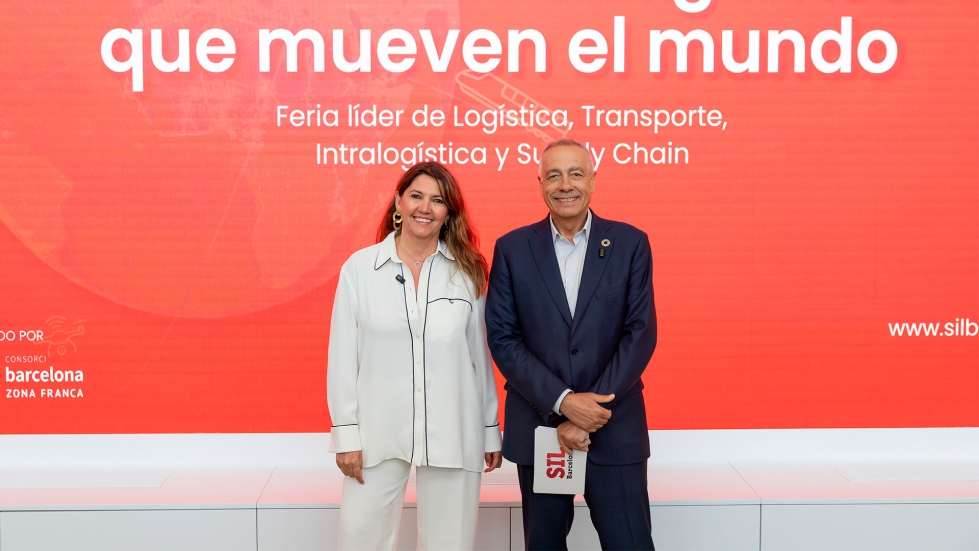 Blanca Sorigu�, directora general del CZFB y del SIL, y Pere Navarro, presidente ejecutivo del CZFB y presidente del SIL...