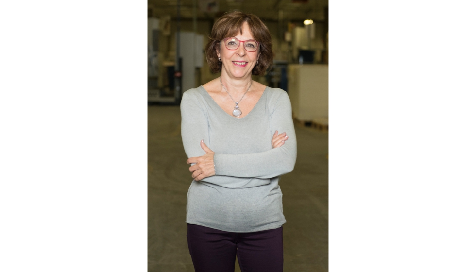 Mercedes Fern�ndez, directora de Producci�n de Litograf�a Romero