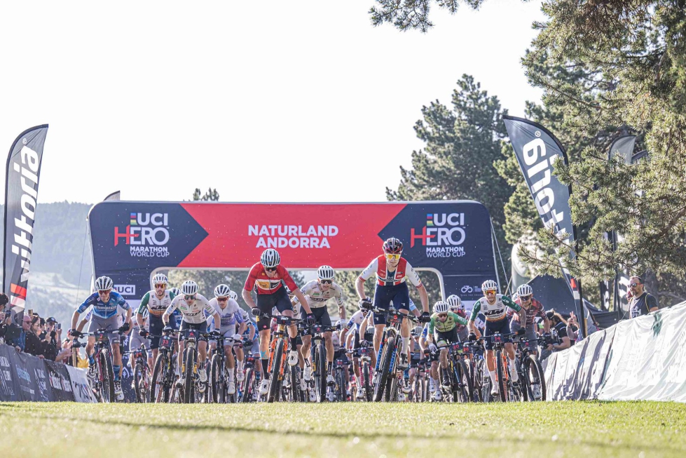 La prueba de Naturland Andorra reuni� a corredores de 28 pa�ses en la tercera cita de la HERO UCI Marathon World Cup 2026. Foto de wisthaler...