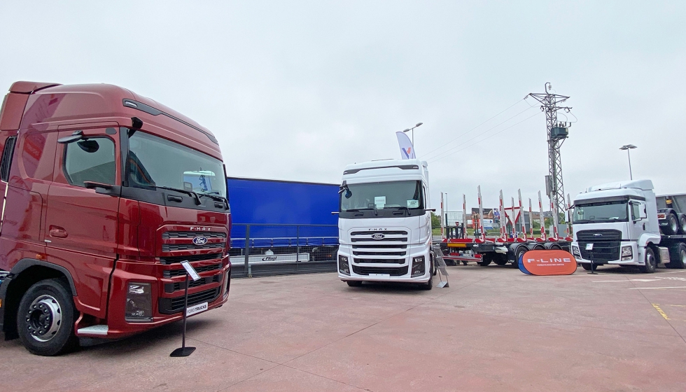 M�s de 200 profesionales del transporte asistieron en Lugo a la presentaci�n de la nueva cabina del Ford Trucks F-MAX MCA...