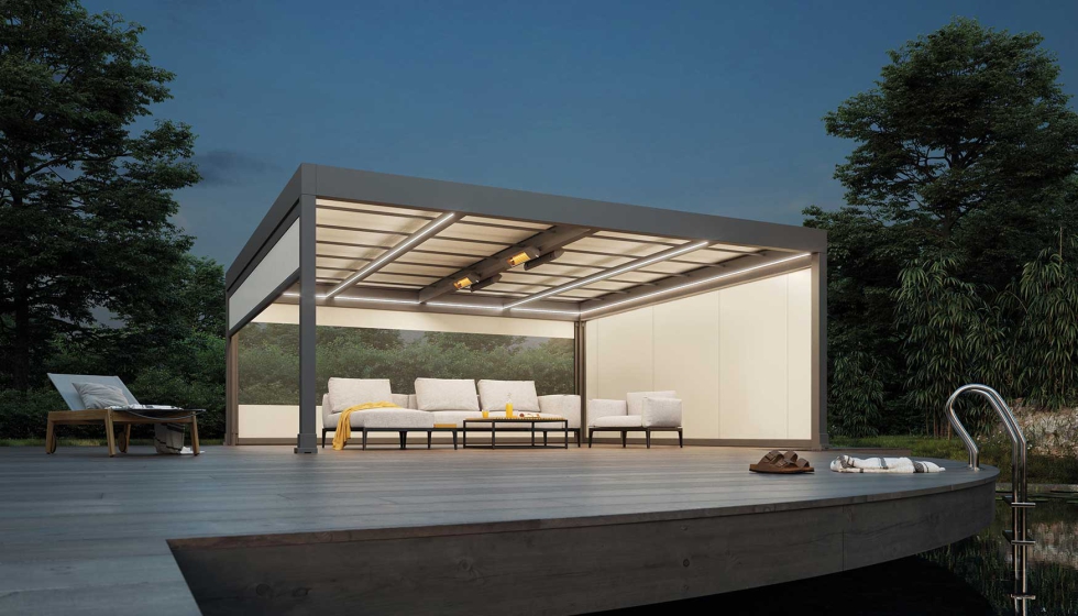 El dise�o moderno de luz es una forma de desarrollar nuevas caracter�sticas atractivas para las soluciones de markiux. Foto: markilux...