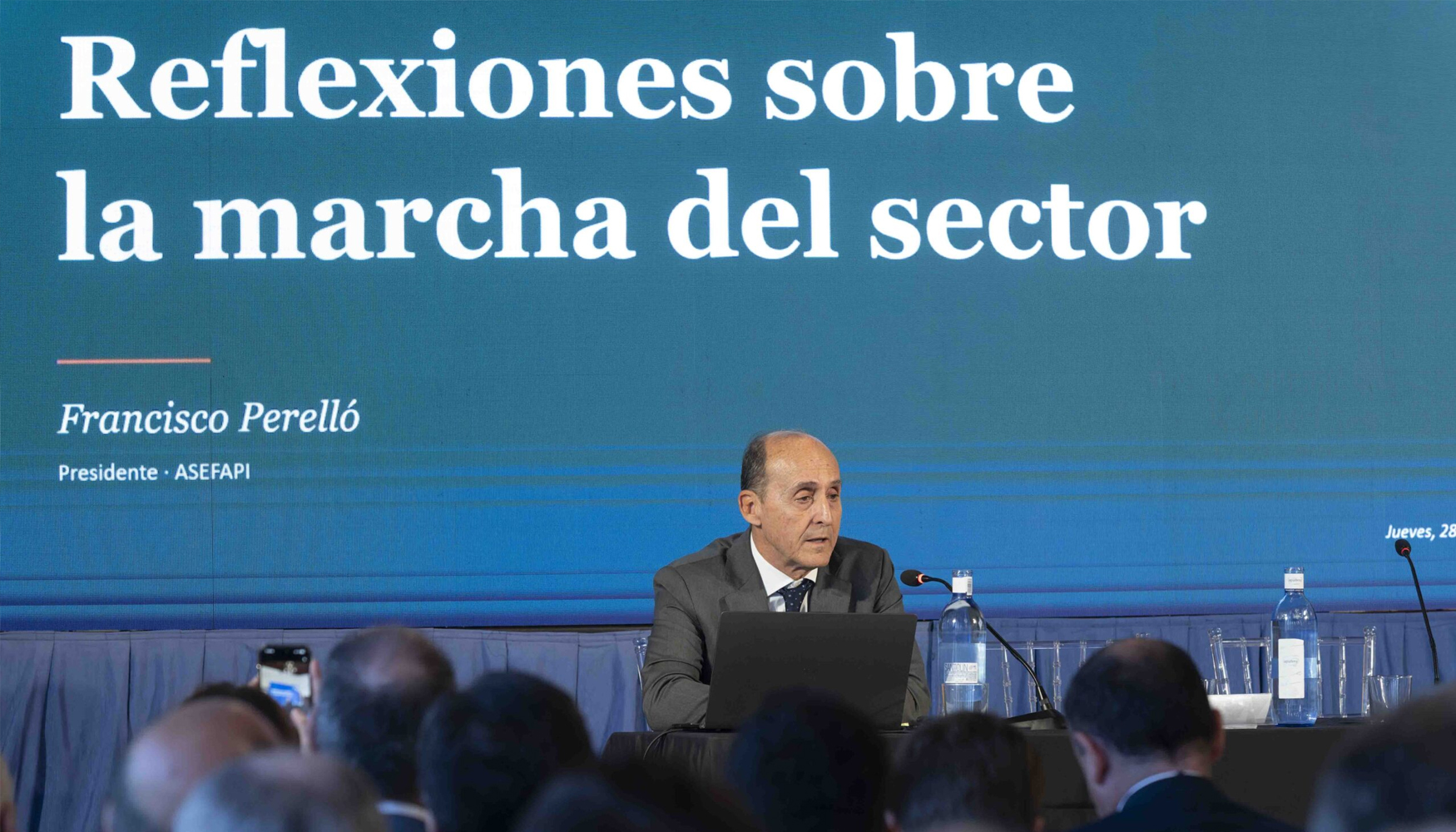 La intervenci�n de Francisco Perell� estuvo cargada de an�lisis y reflexi�n estrat�gica