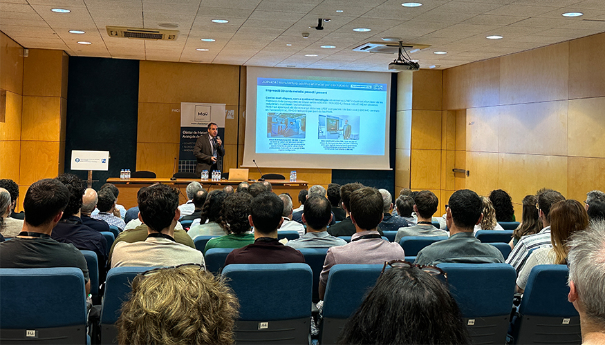 Felip Fenollosa, director de I+D Estrat�gica de CIM UPC, repas� la evoluci�n de la impresi�n 3D met�lica y sus principales ventajas para la industria...