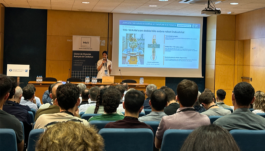CIM UPC present� sus desarrollos en tecnolog�a WAAM (Wire Arc Additive Manufacturing)...